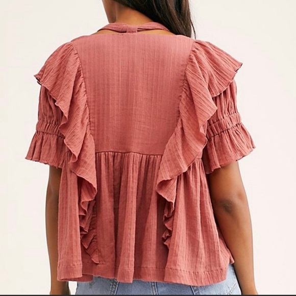 NWT Free People size Small Island Angel top cotton - Picture 2 of 8